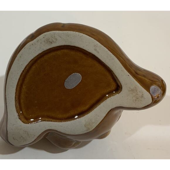 Vintage Ceramic Brown Teddy Bear Honey Pot Jar Made in Taiwan W/Dipstick - Picture 10 of 10